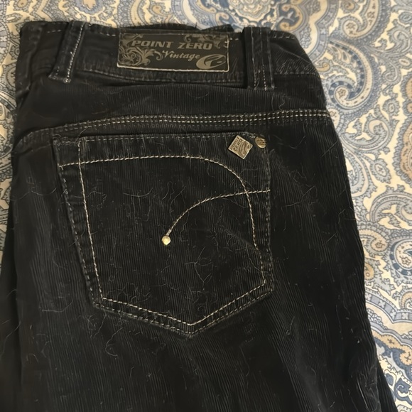 Point Zero black corduroy pants - Picture 4 of 6